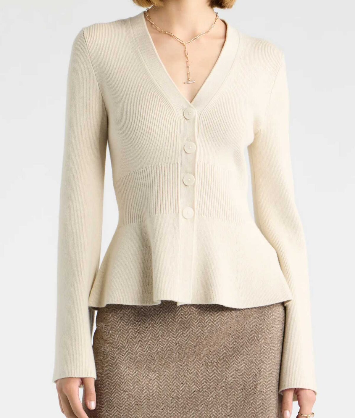 nordstrom fall fashion ribbed peplum cardigan 1200x1412