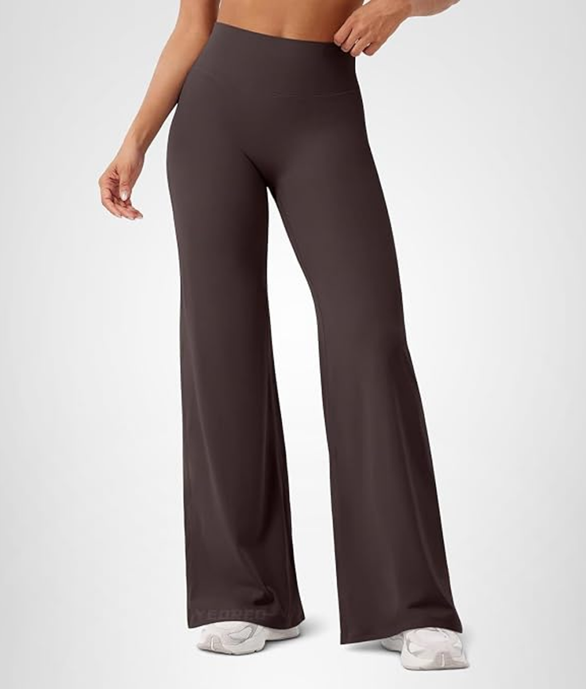 Best Prime Day Fashion Deals 2026: Brown wide-leg yoga pants