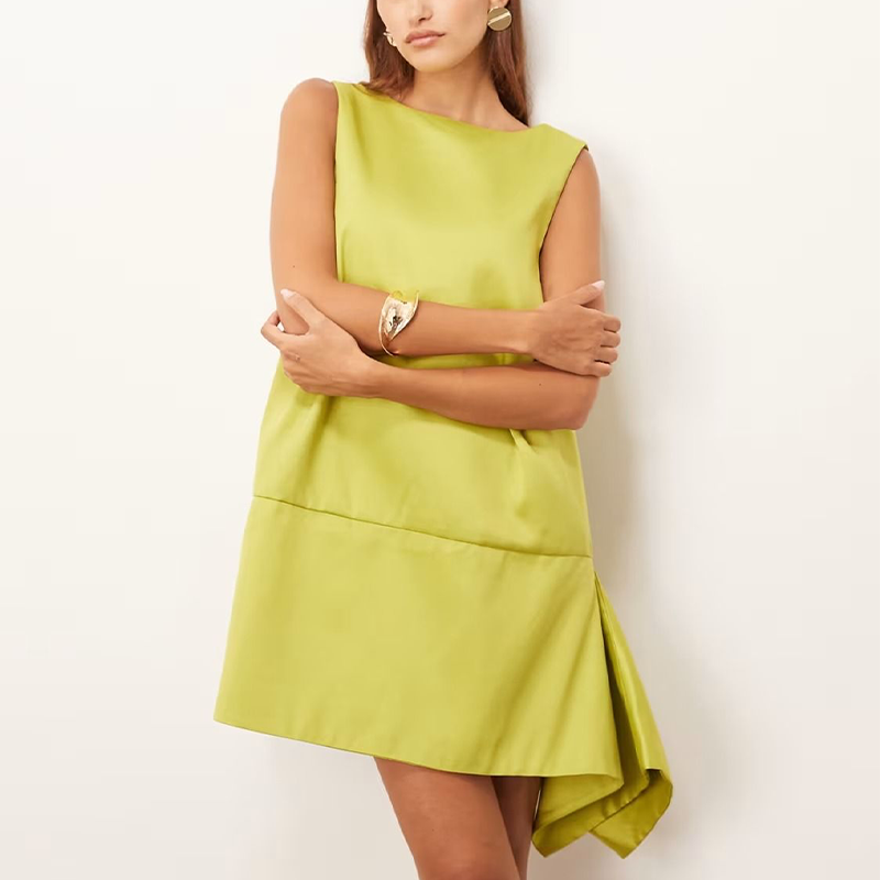 asos arrange peridot green dress