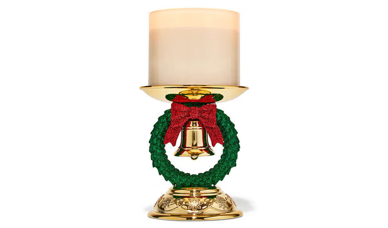 Bath & Body Works Cyber Monday Sale 2025: Golden Wreath Candle Pedestal
