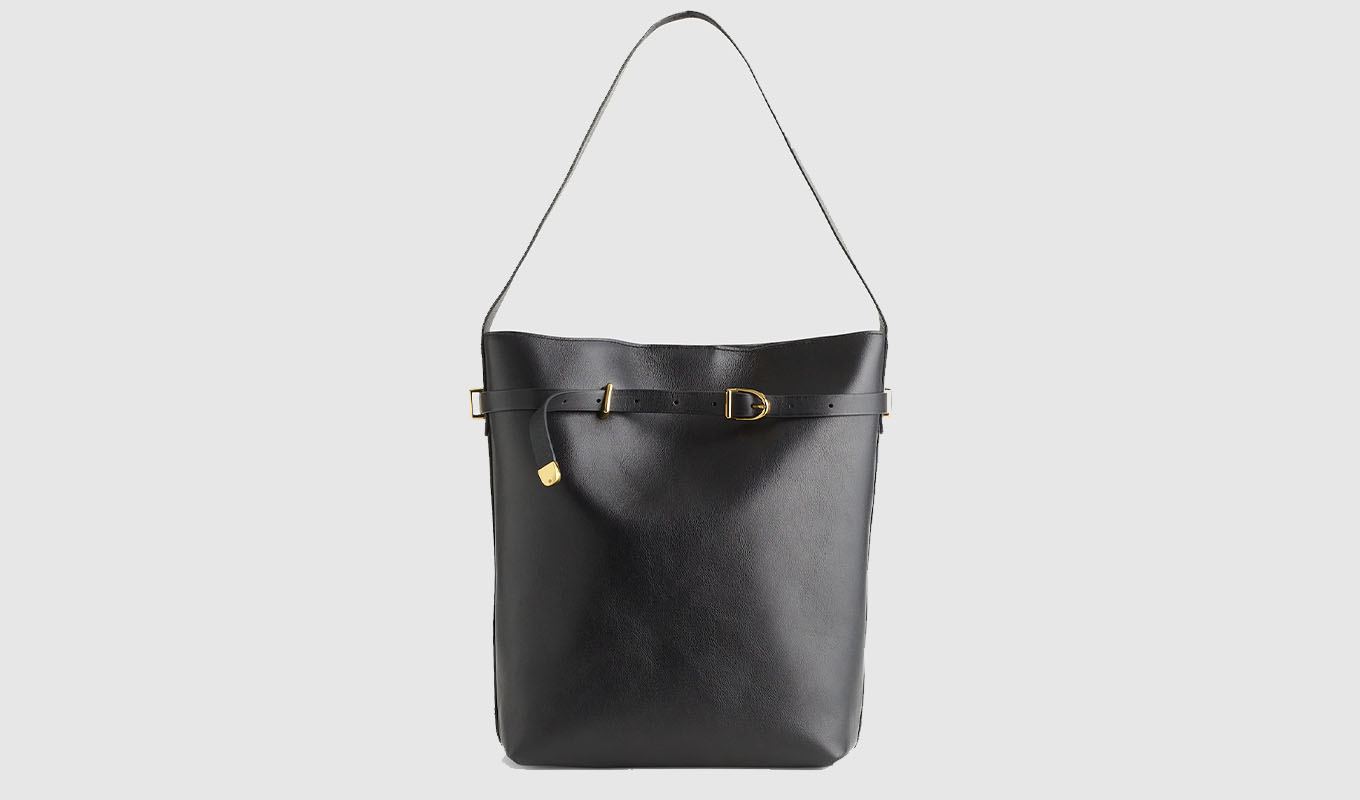 The Madewell Essential Belted Bucket Tote.