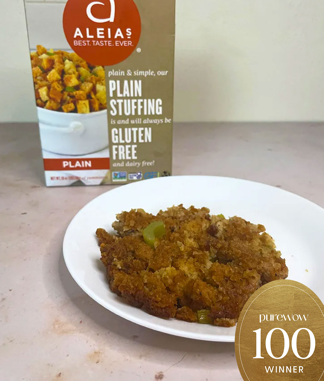 best boxed stuffing mixes: aleia's gluten-free stuffing