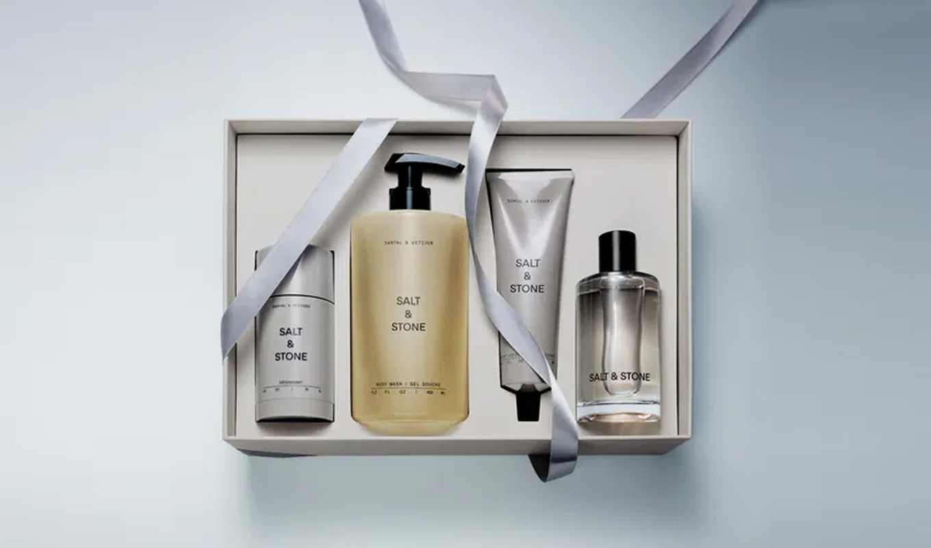 black friday sale salt and stone santal and vetiver body care set