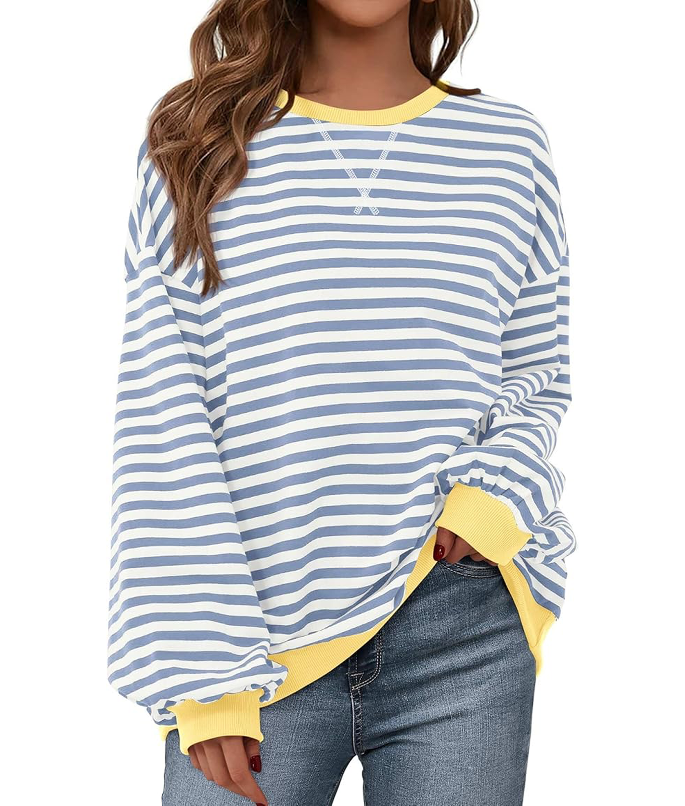 btfbm striped sweatshirt amazon black friday sale