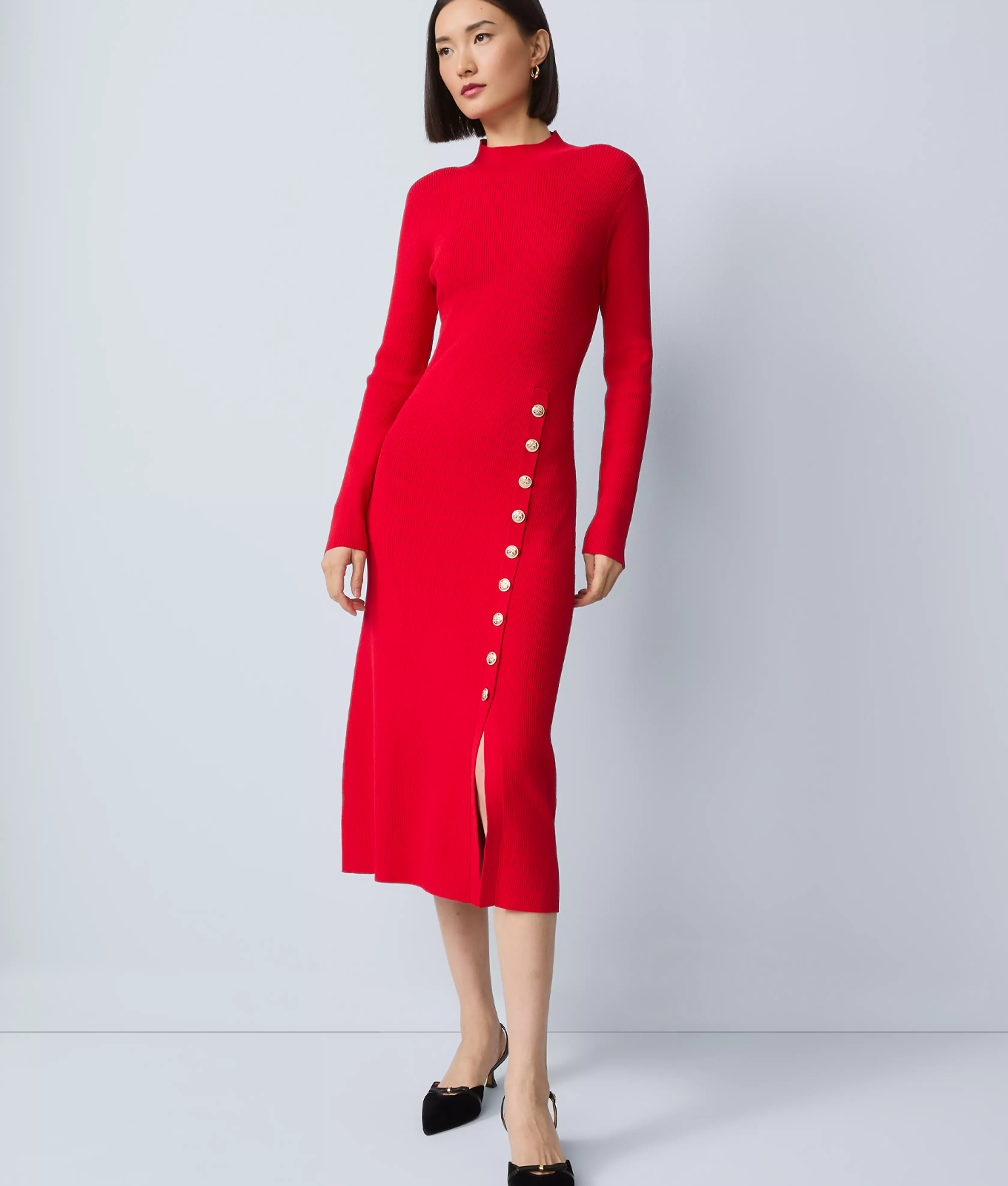 button sweater dress ann taylor black friday sale 2025