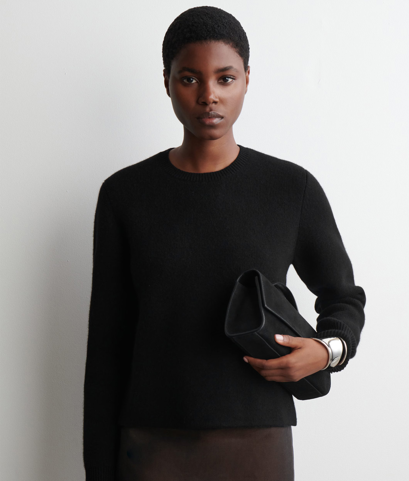 cos black friday merino sweater crew