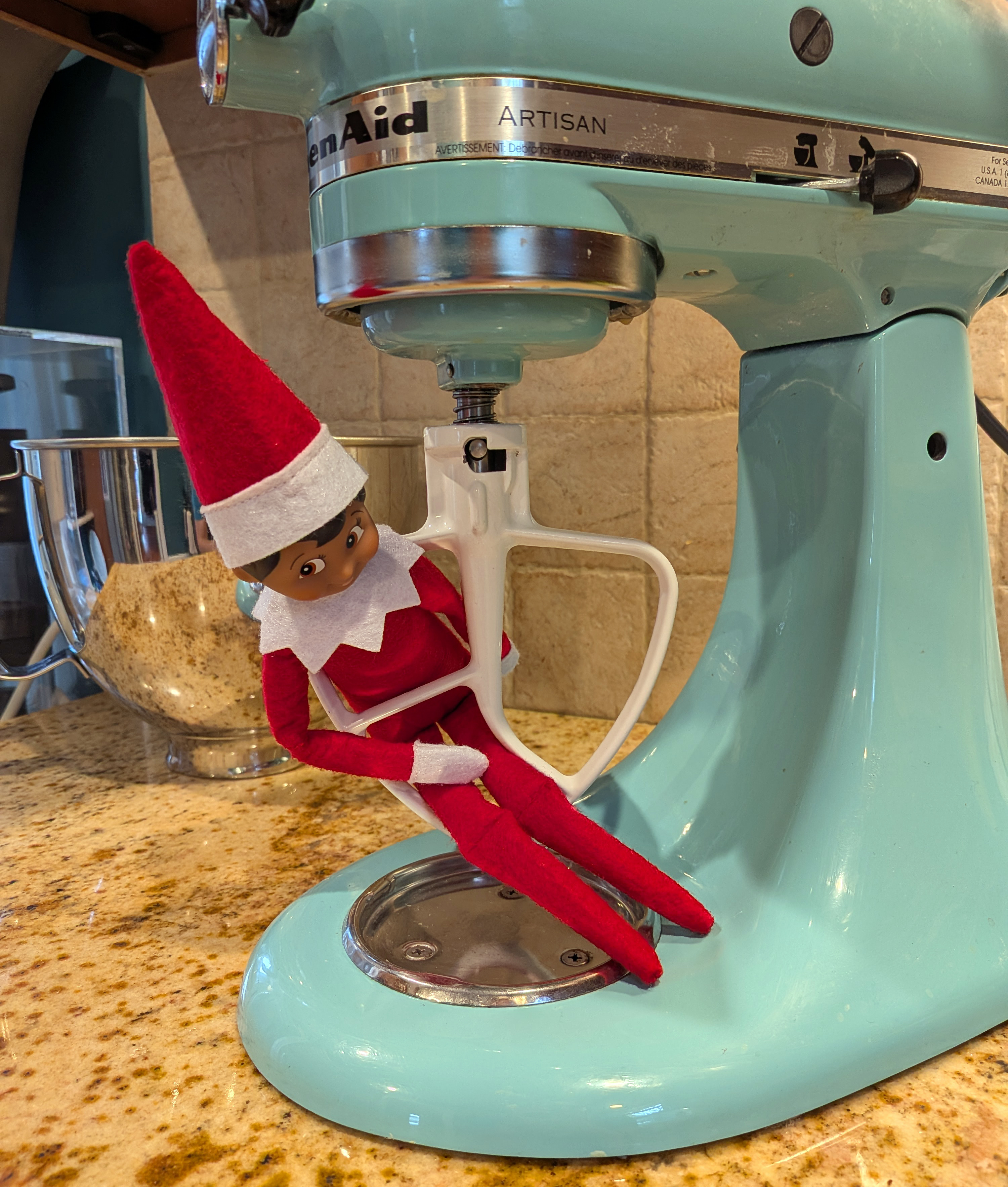elf in mixer