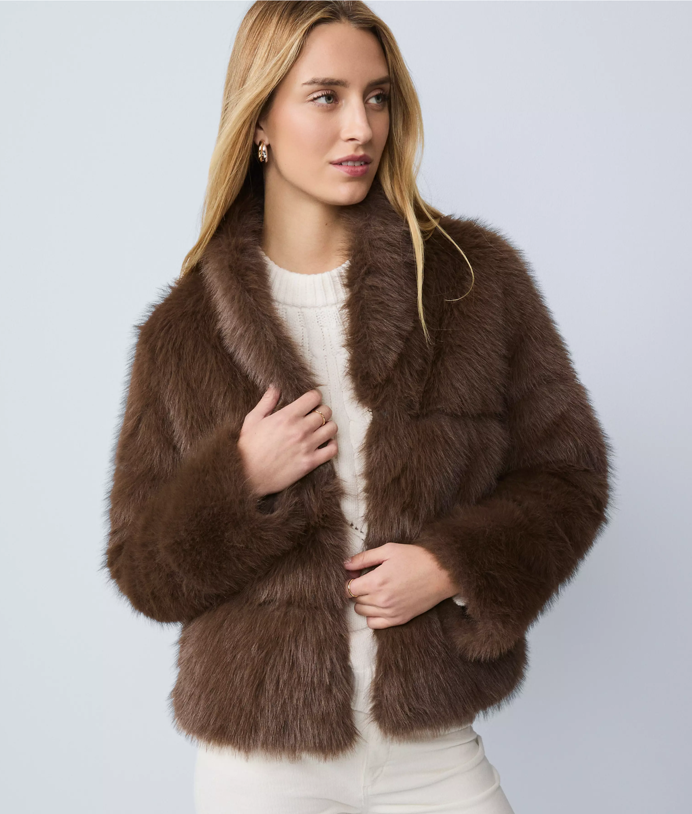 faux fur coat ann taylor black friday sale 2025