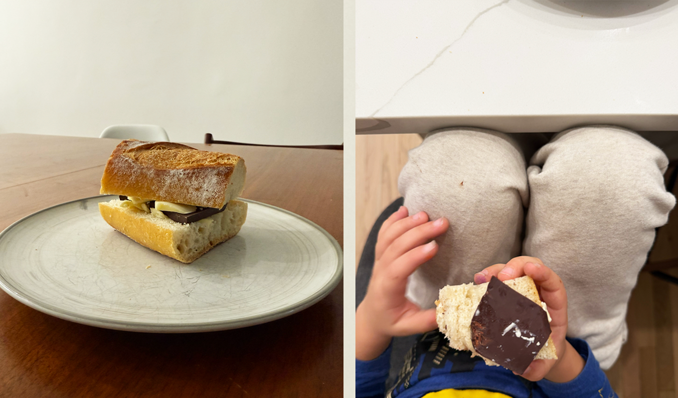 french after school snack le gouter kid eating