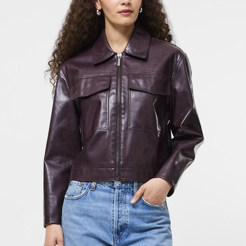 french connection plum jacket