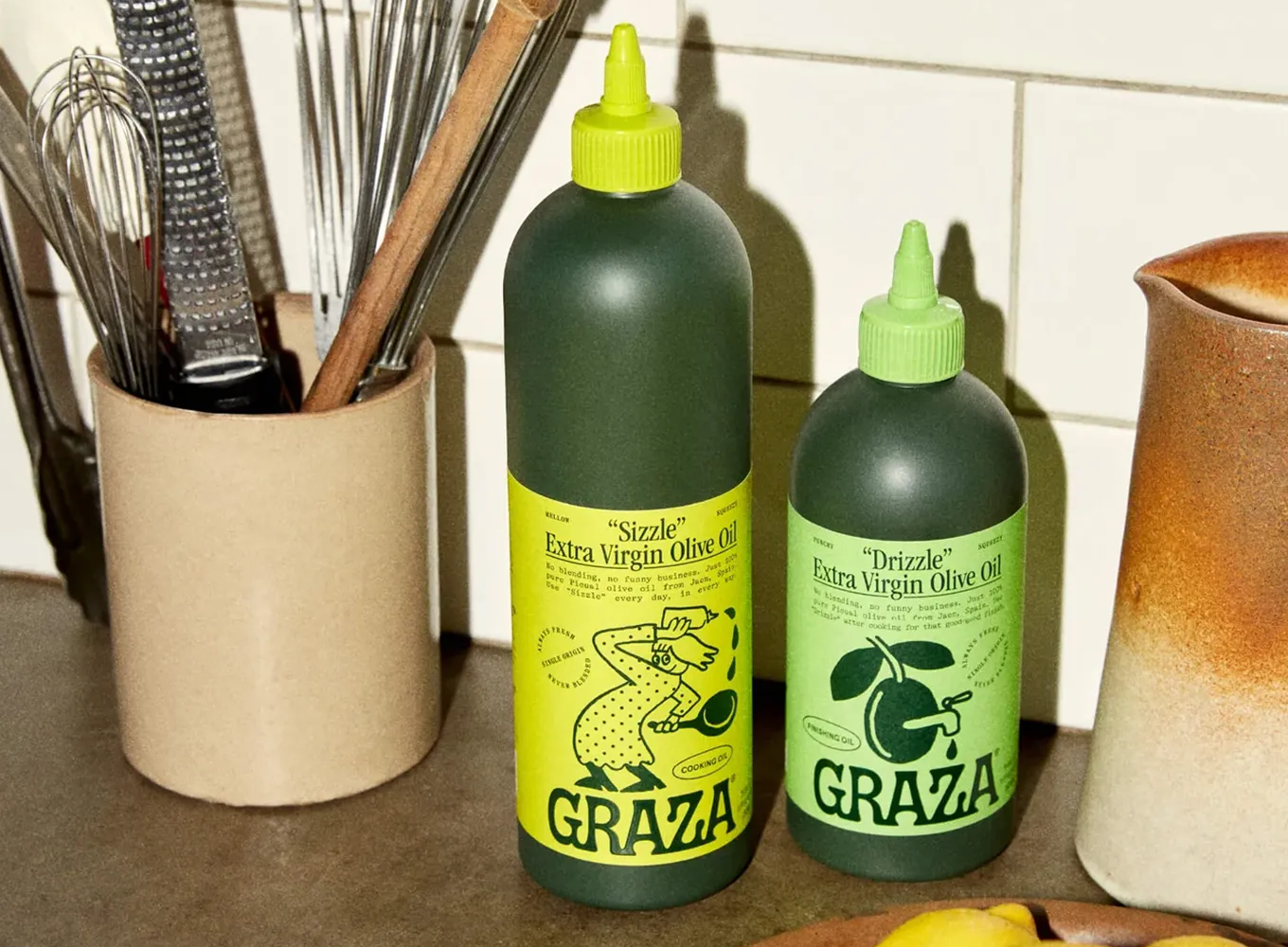graza olive oil set