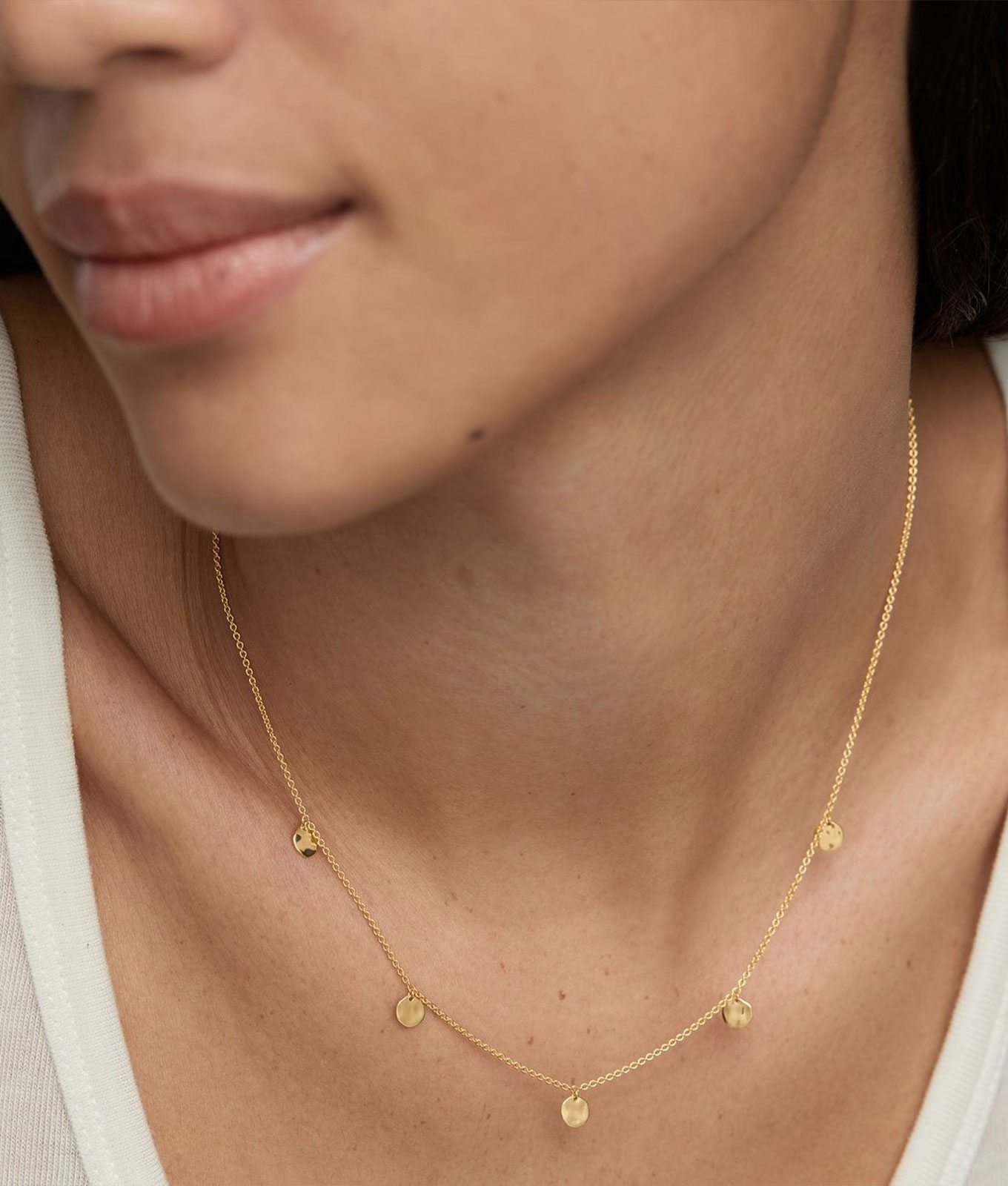 how to layer necklaces like a french woman monica vader necklace