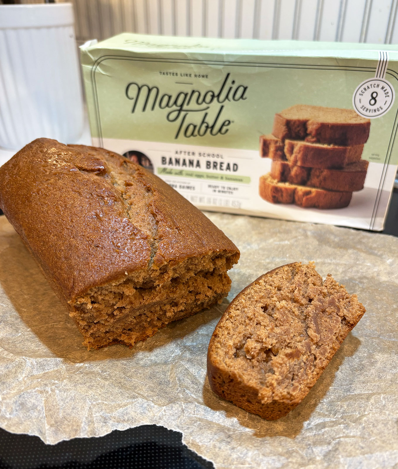 joanna gaines frozen desserts: banana bread