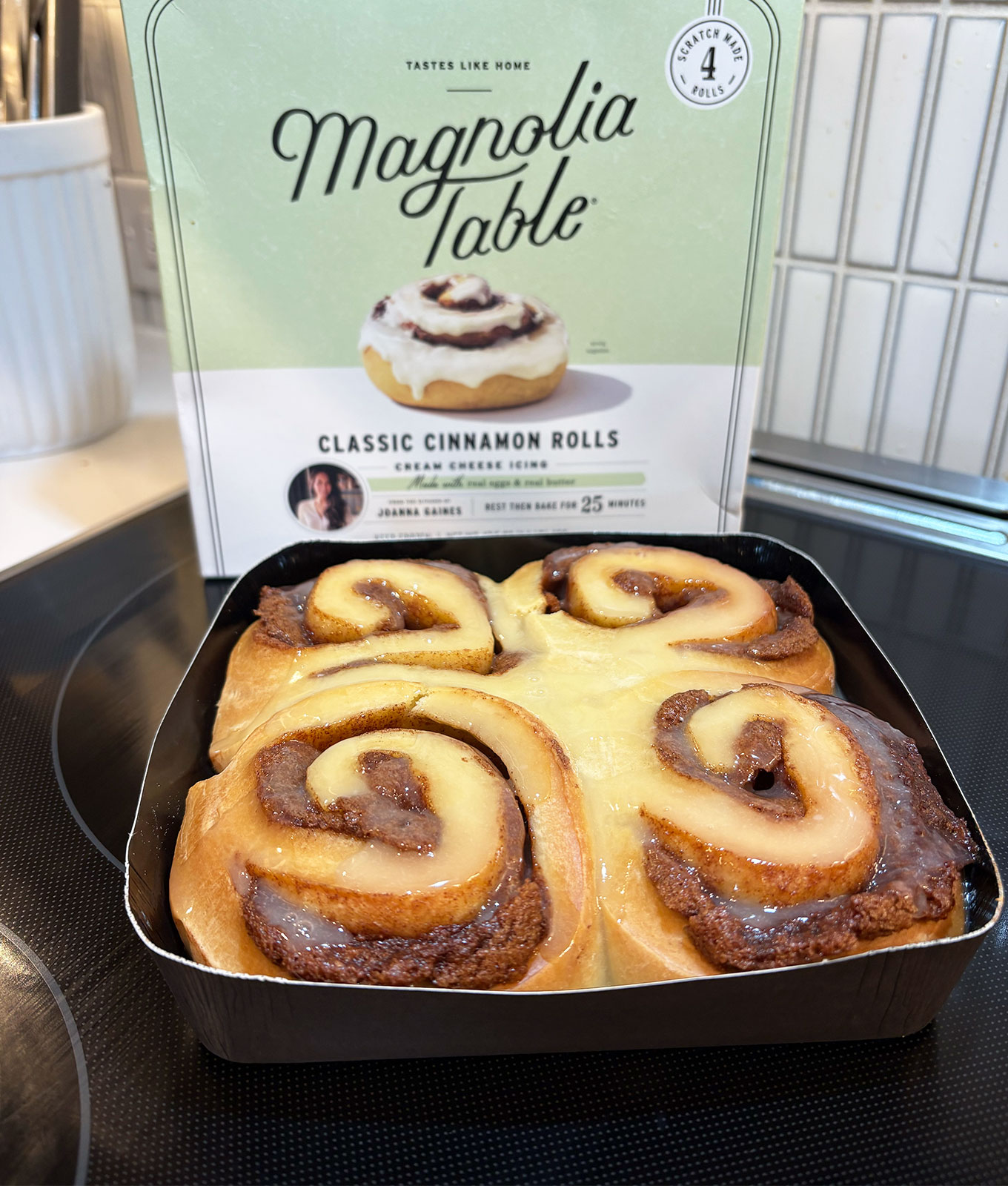 joanna gaines frozen desserts: cinnamon rolls