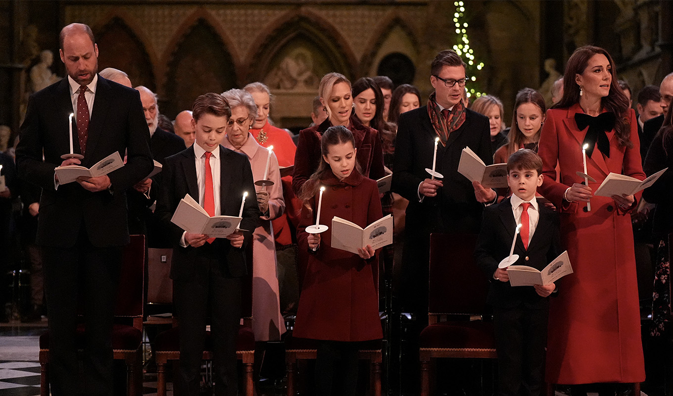 kate middleton together at christmas 1