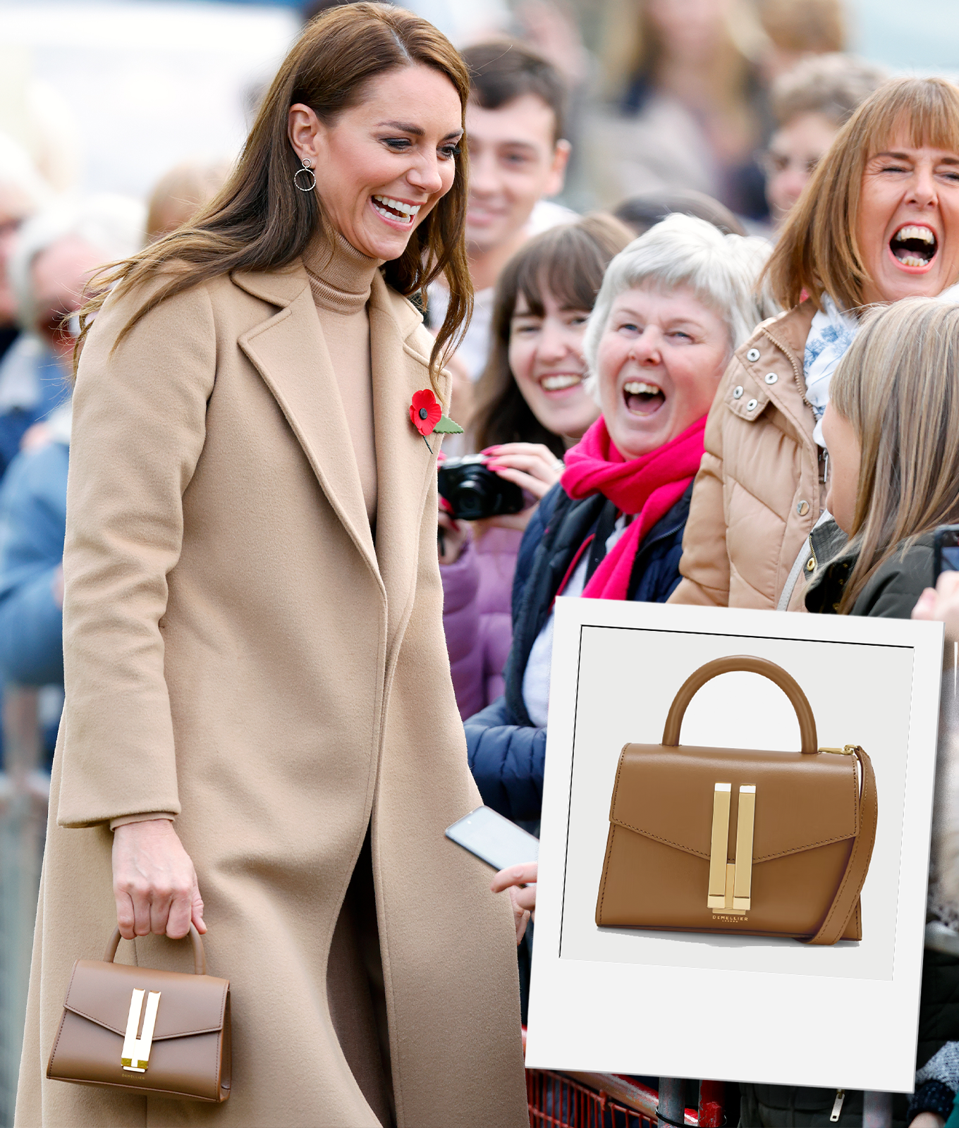 kate middletons handbags demellier