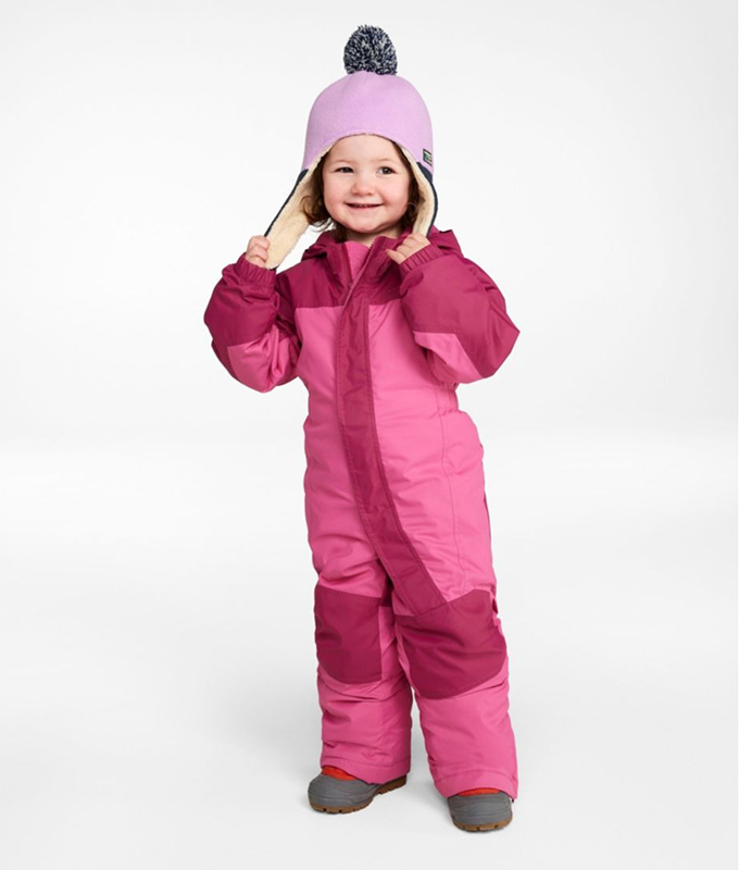 ll bean cold buster snowsuit pink