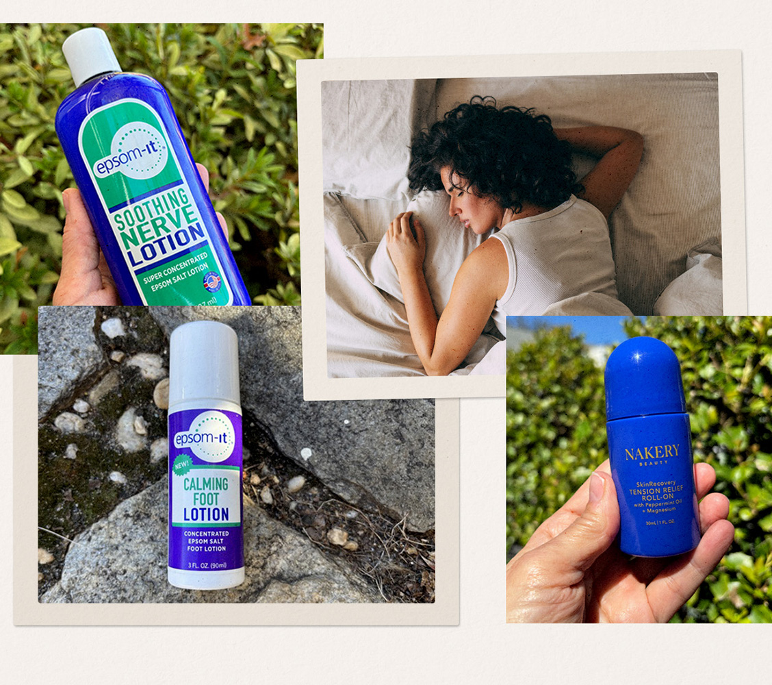 magnesium oil: Collage of magnesium oils