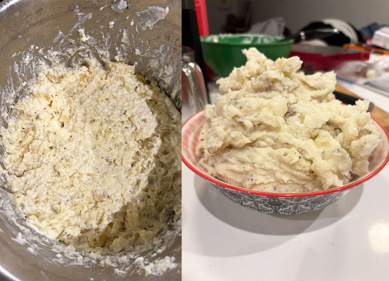 martha stewart vs joanna gaines mashed potato recipe review: two mashed potatoes