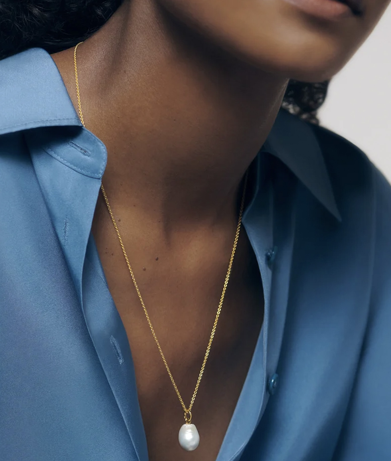 monica vinader nura pearl necklace