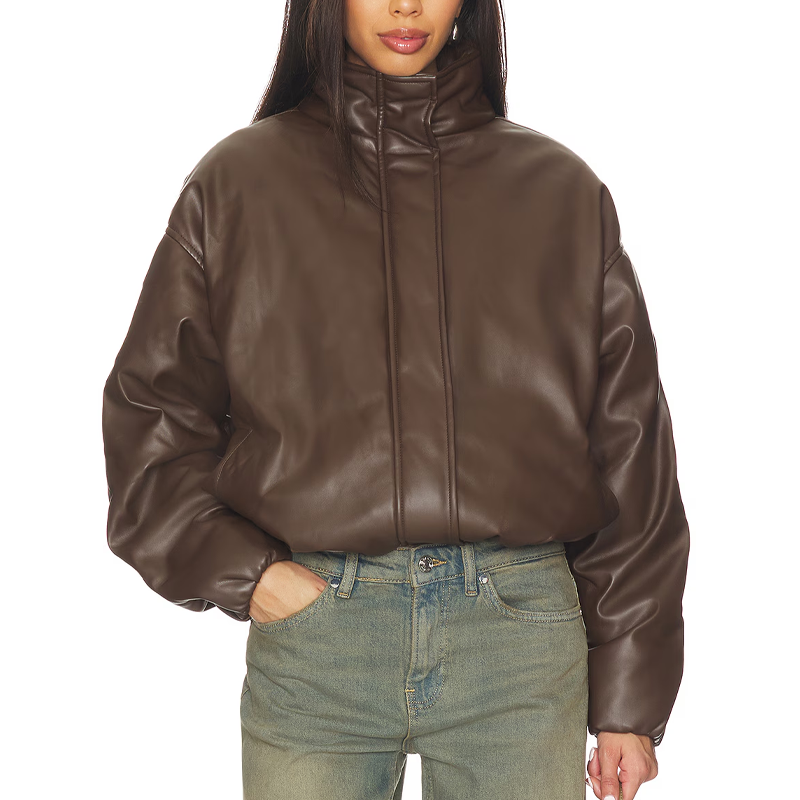 nakedvice leather bomber jacket