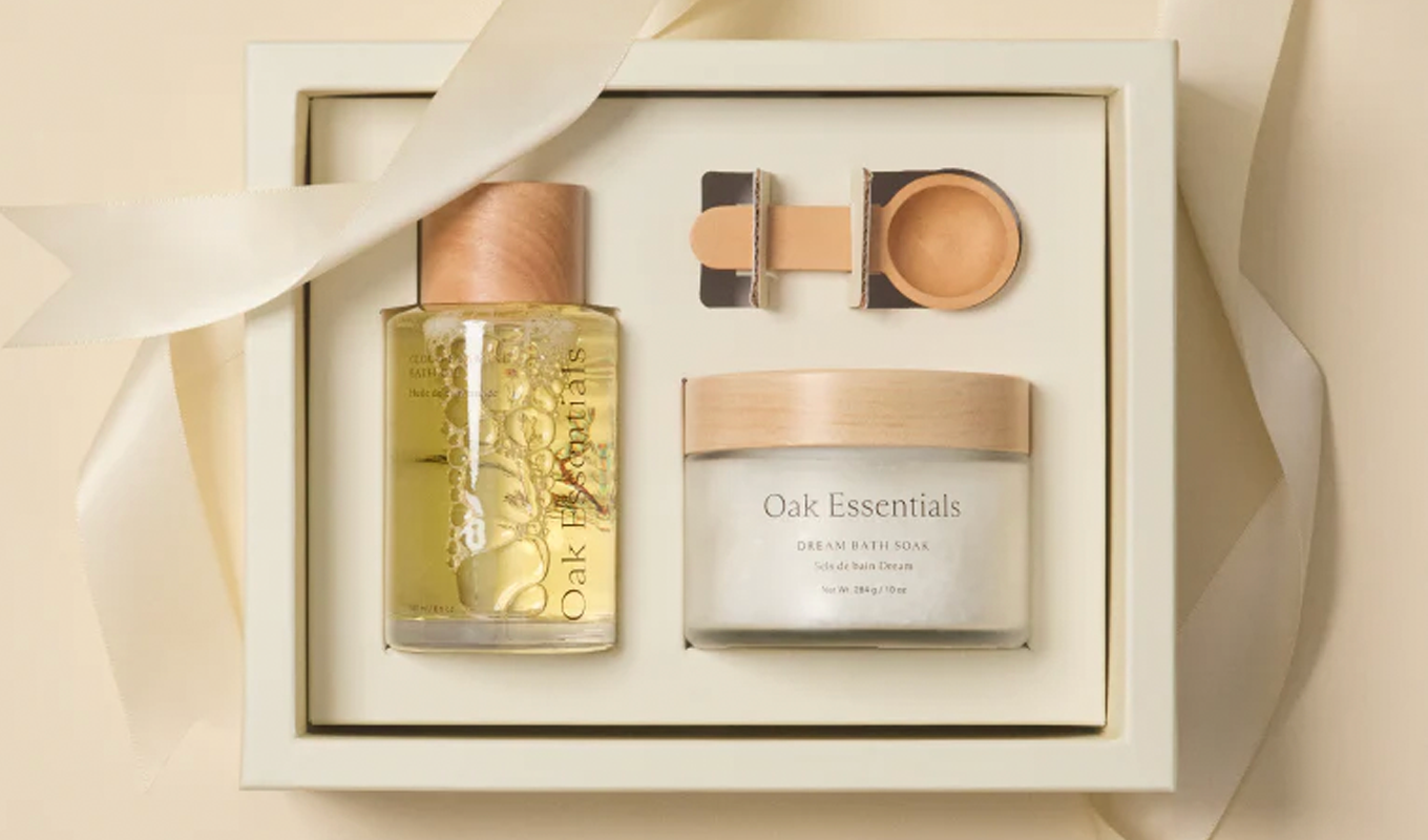 Oprah's Favorite Things List 2025: Oak Essentials Bath Set