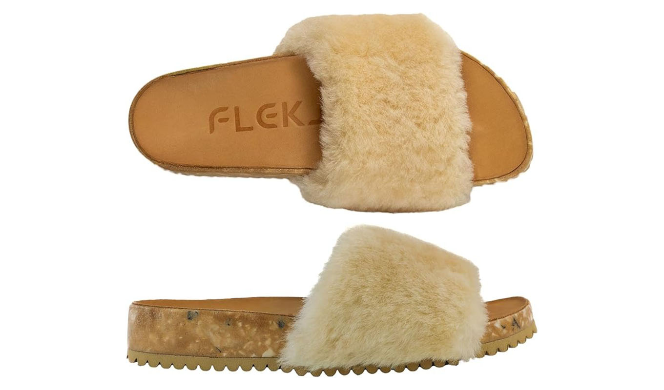 The Fleks San Ysidro Shearling Slides.