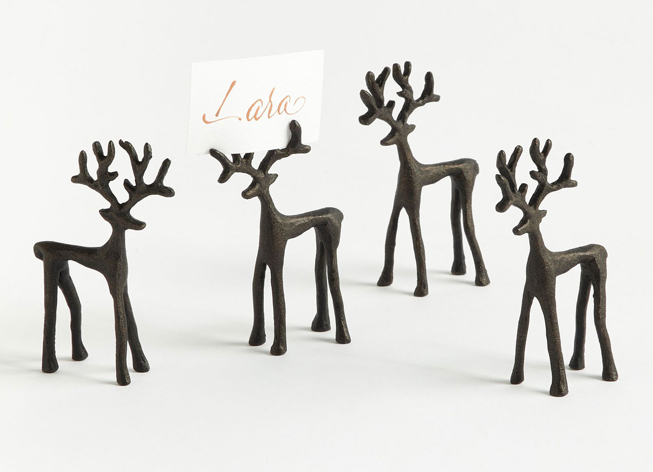 pottery barn cyber monday sale: reindeer place cards