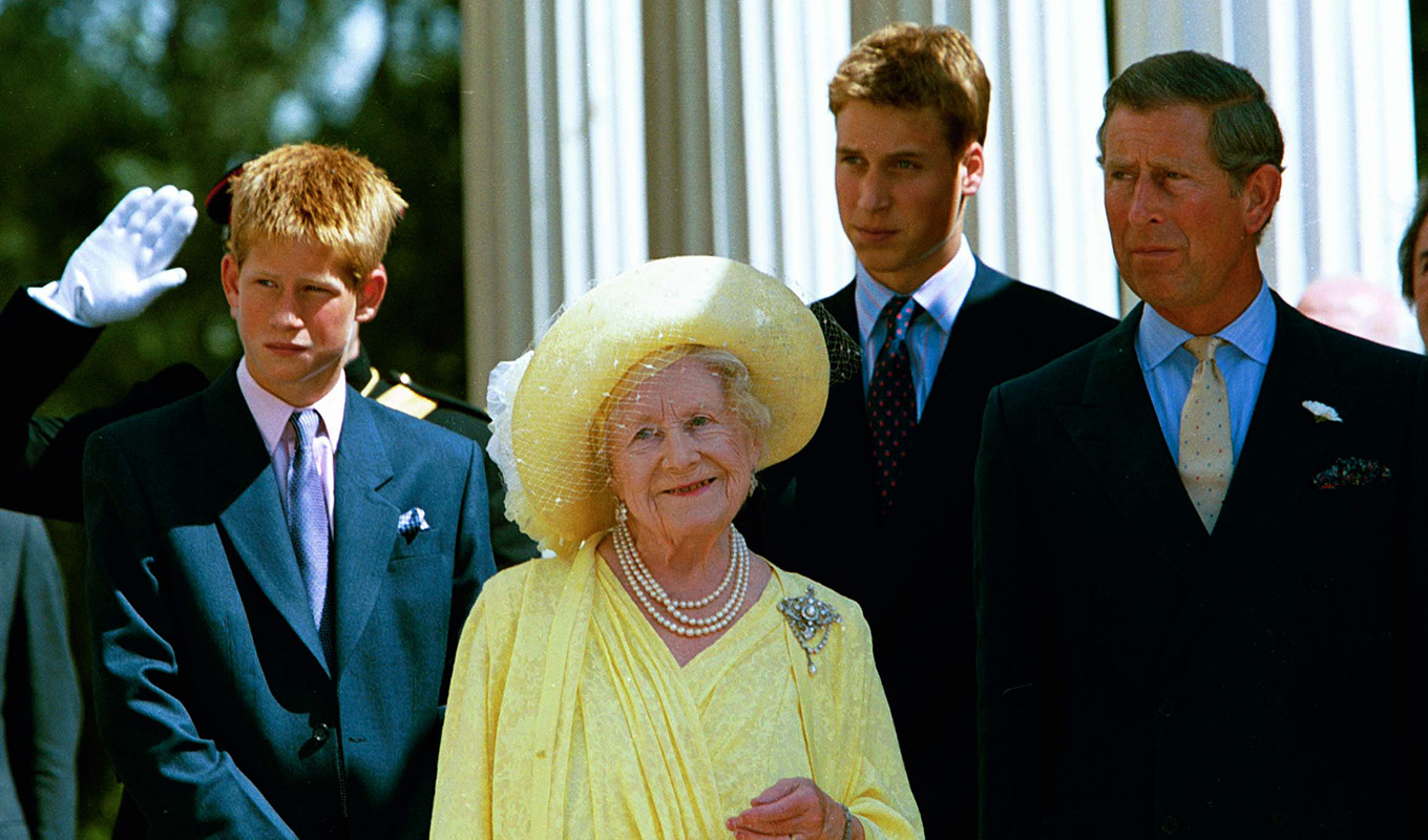 prince harry queen mother 2
