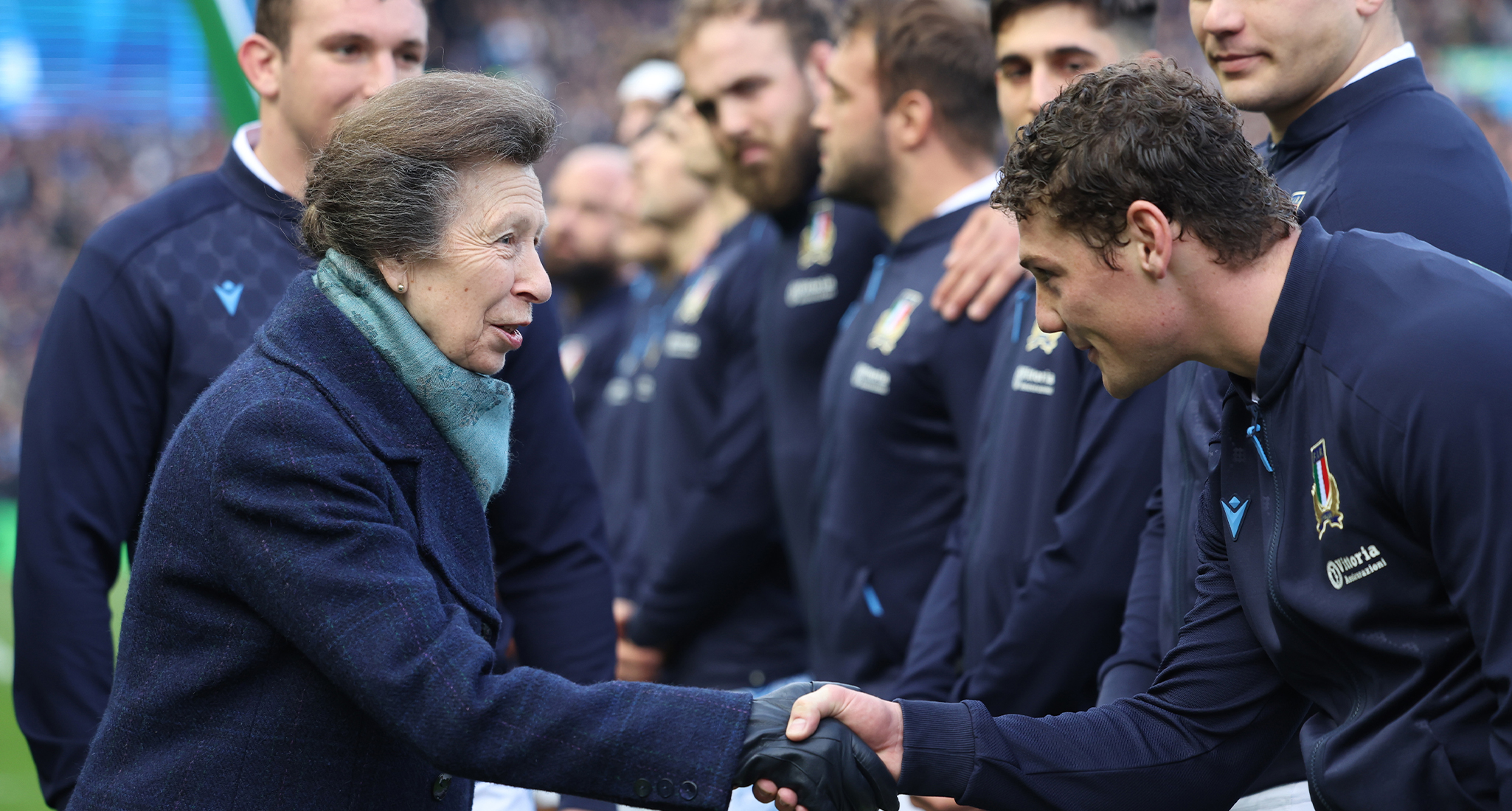 princess anne scottish rugby team photo uni