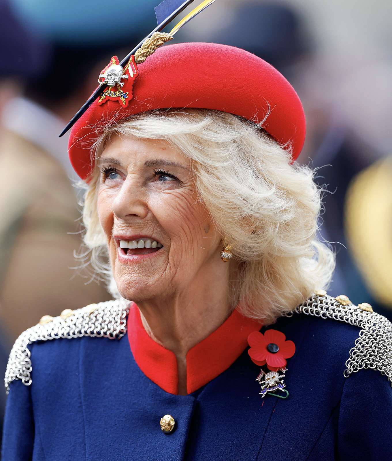 queen camilla royal lancers brooch