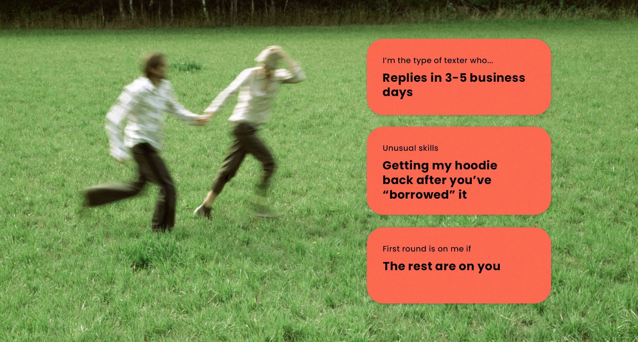 red flag hinge prompts universal