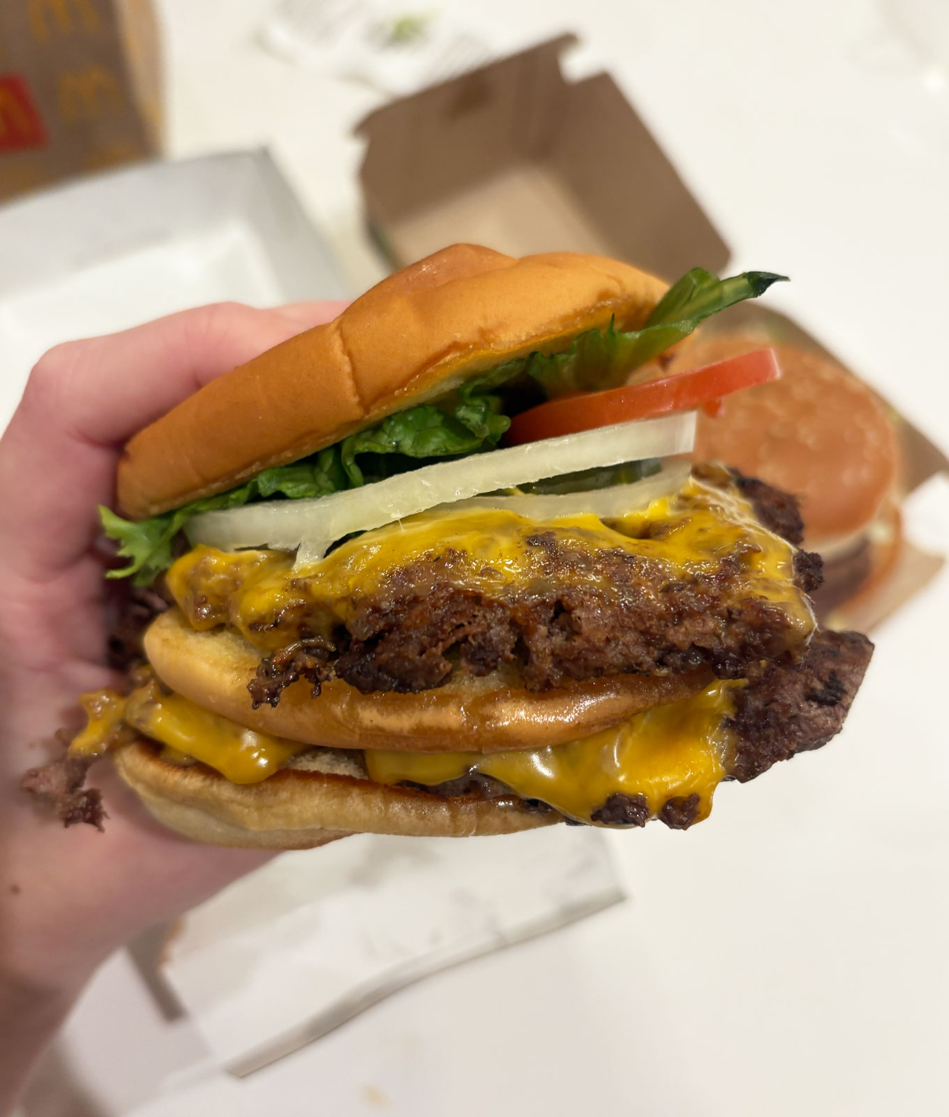 shake shack big shack vs. mcdonald's big mac review: shake shack big shack