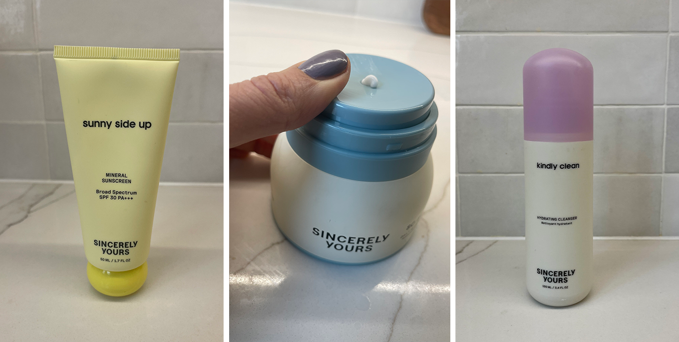 sincerely yours skincare review products 2