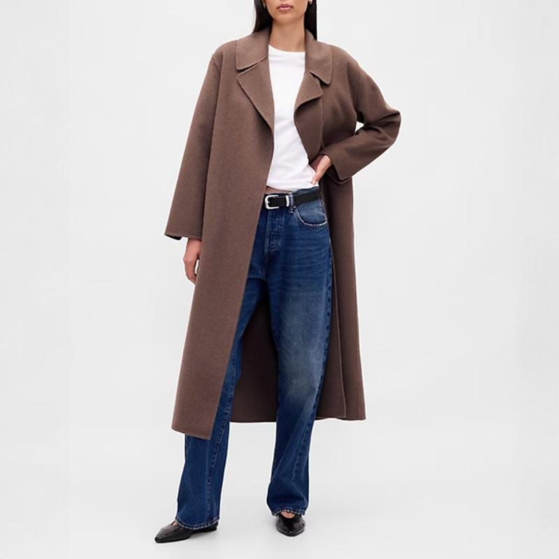 winter coats for short women gap wool blend coat