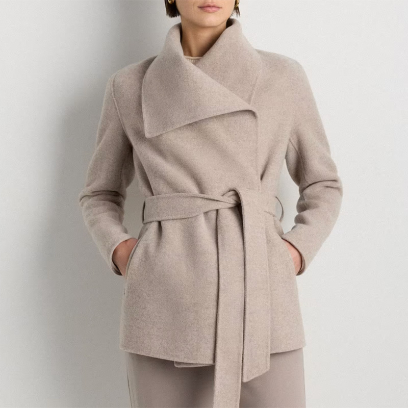 winter coats for short women quince belted coat