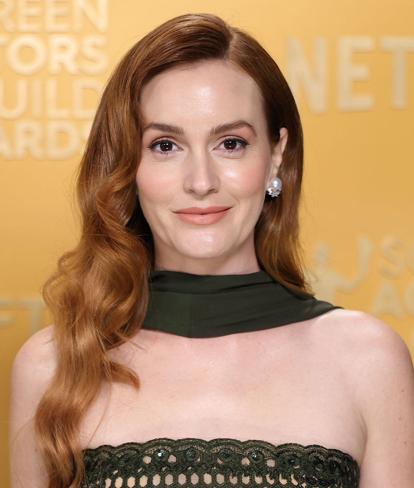 winter hair colors a photo of leighton meester and golden copper