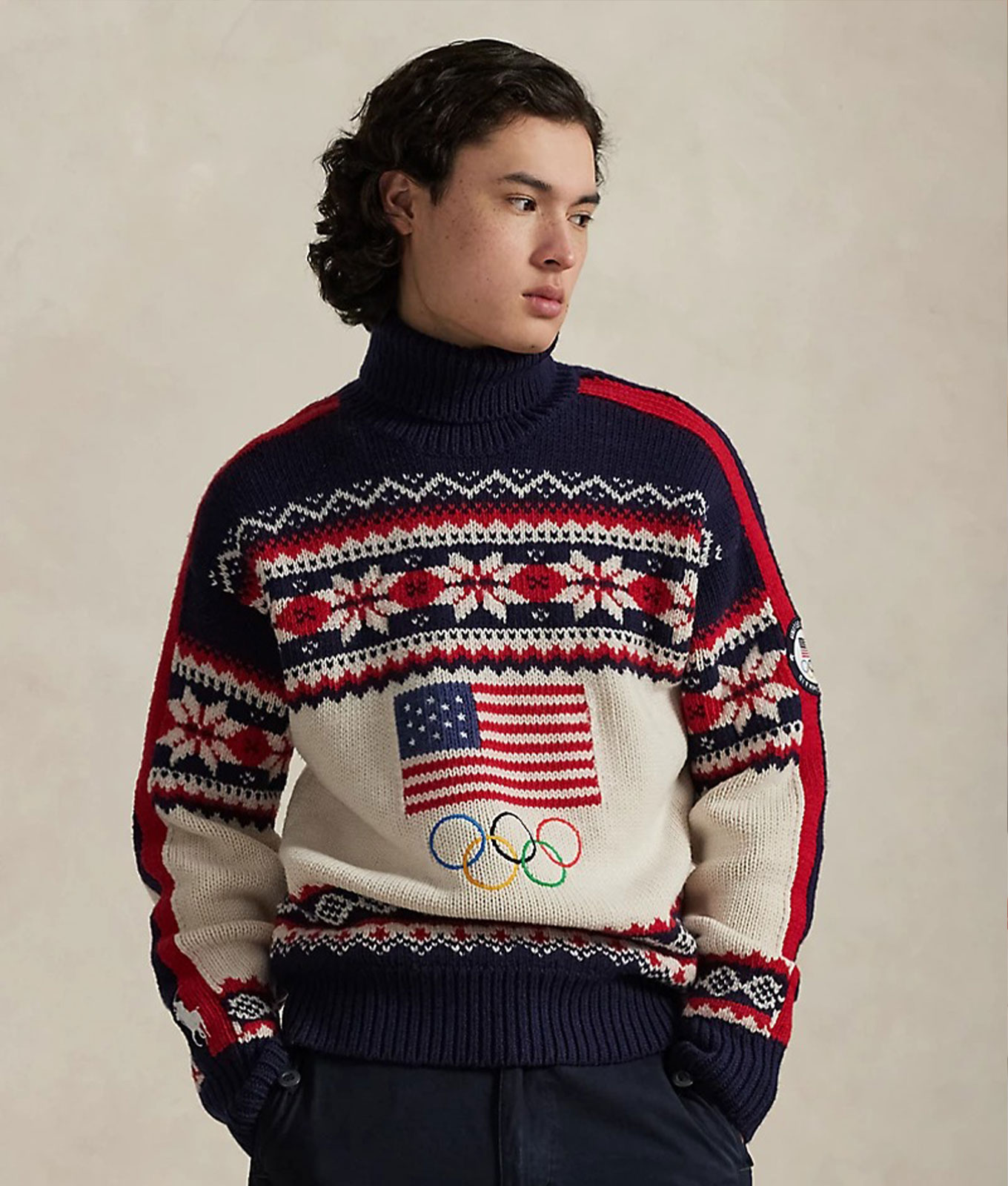 olympic-fever: ralph lauren's winter olympics sweater