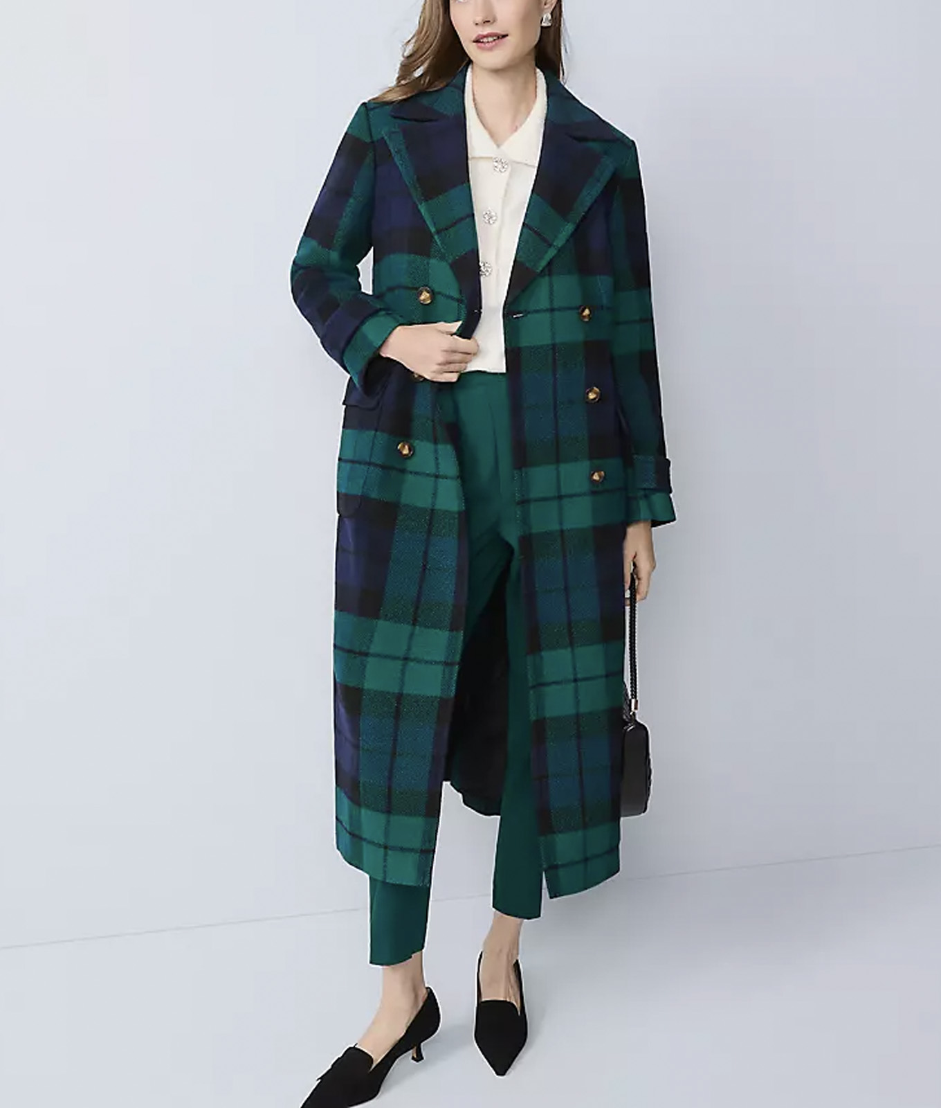 ann taylor plaid