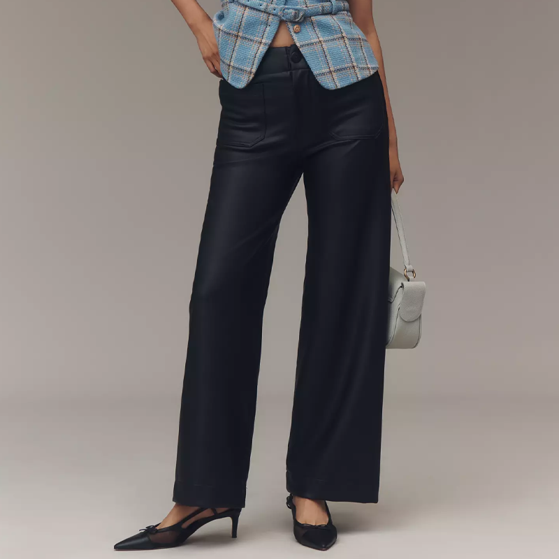 anthropologie meave colette faux leather pants