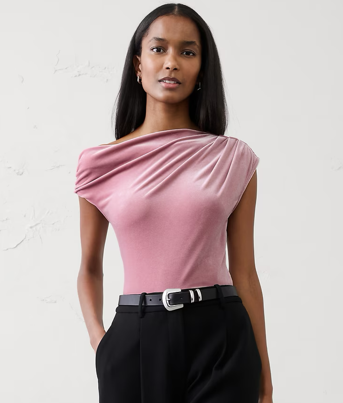 banana republic factory velvet top