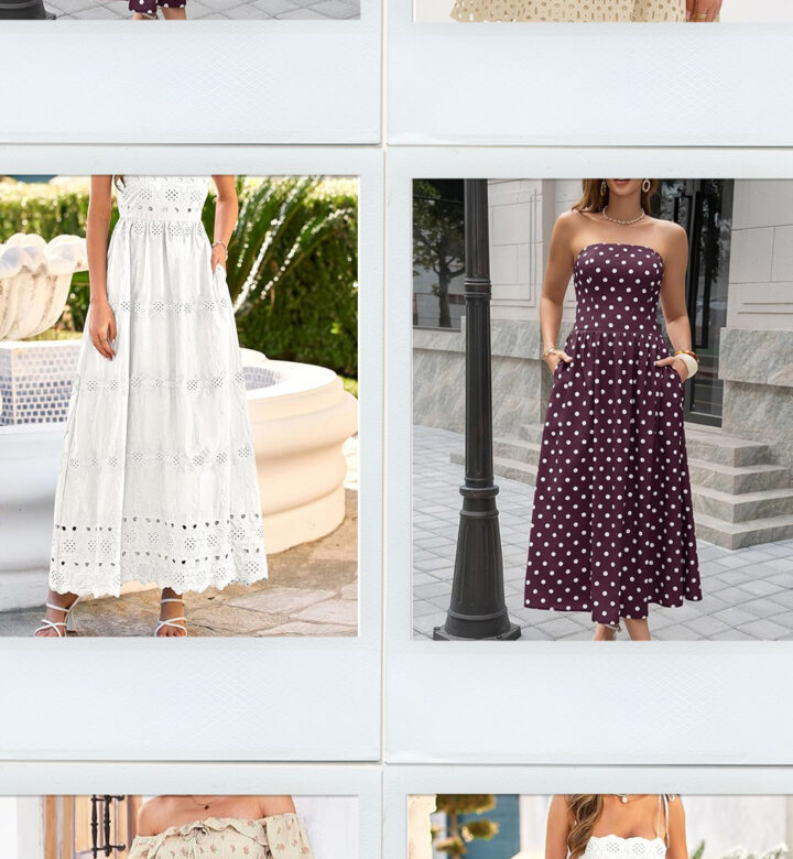 Best Amazon Summer Dresses for 2026 Polaroid Collage
