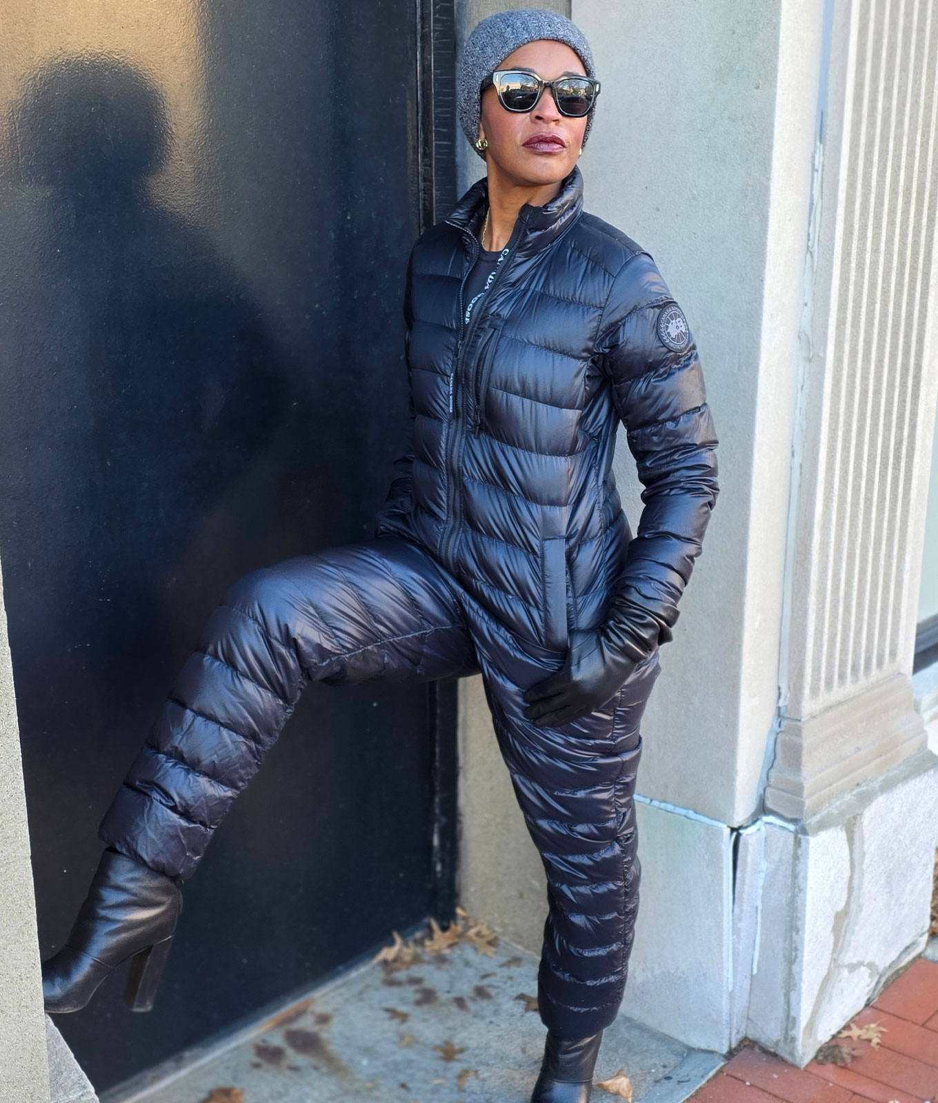 fashion editor cold weather dressing: the chic ski suit