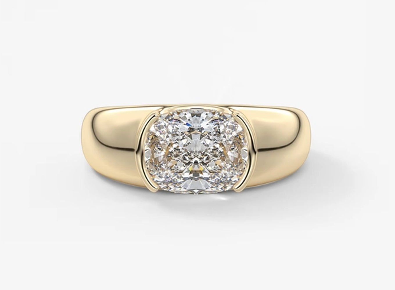 frank darling lunette engagement ring