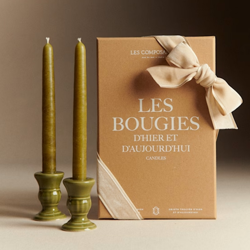 french christmas style sezane les bougies set