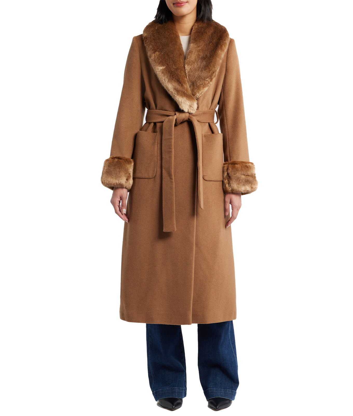 The Via Spiga Wool-Blend Coat.