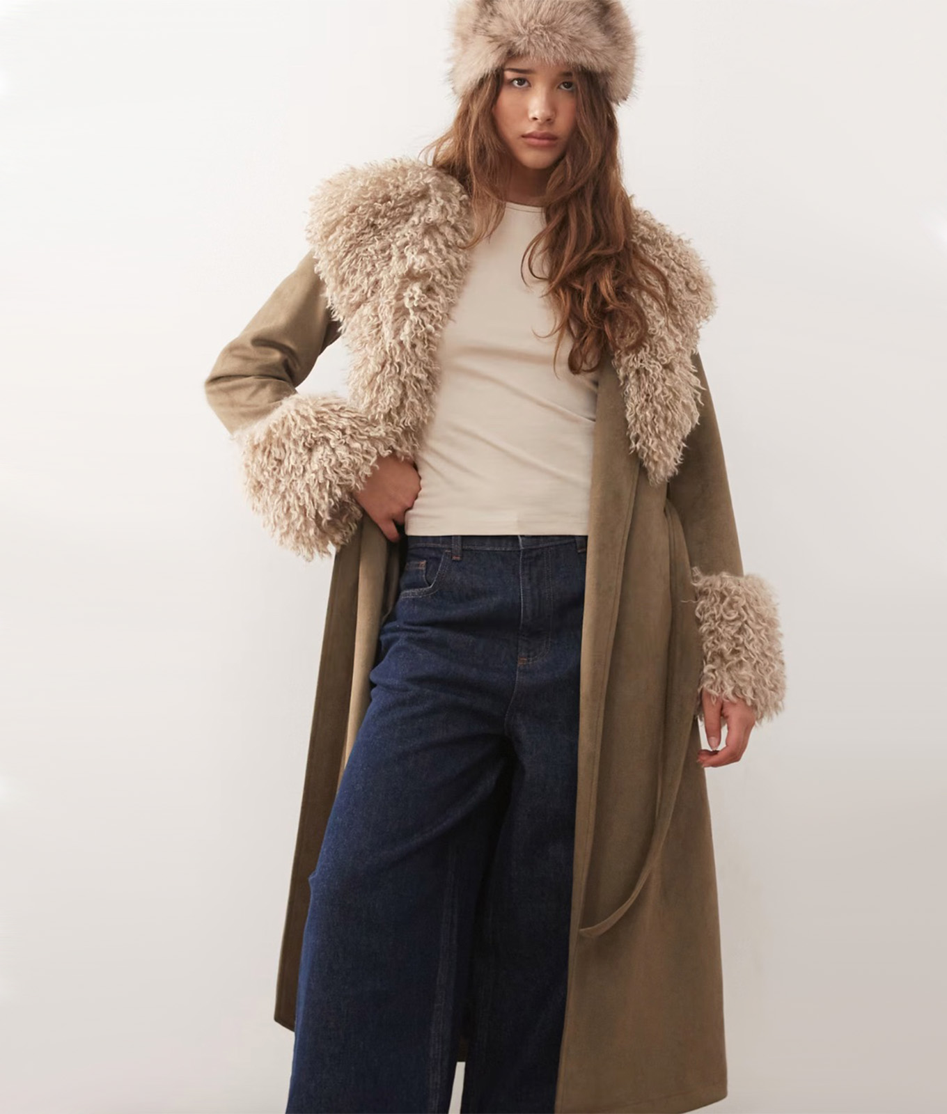 The Reclaimed Vintage Longline Trench Coat.