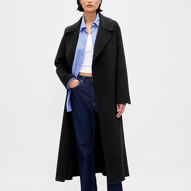 gap long wool coat