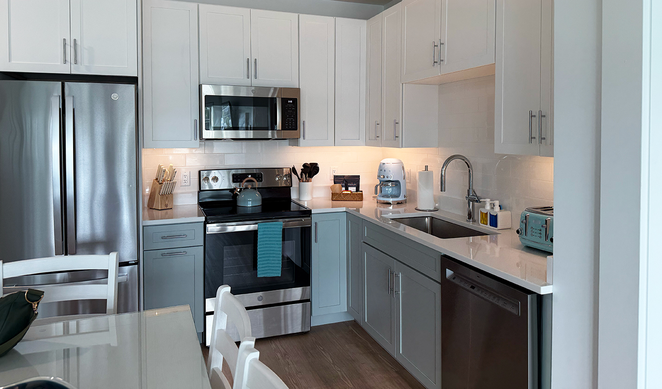 island house newport kitchen area