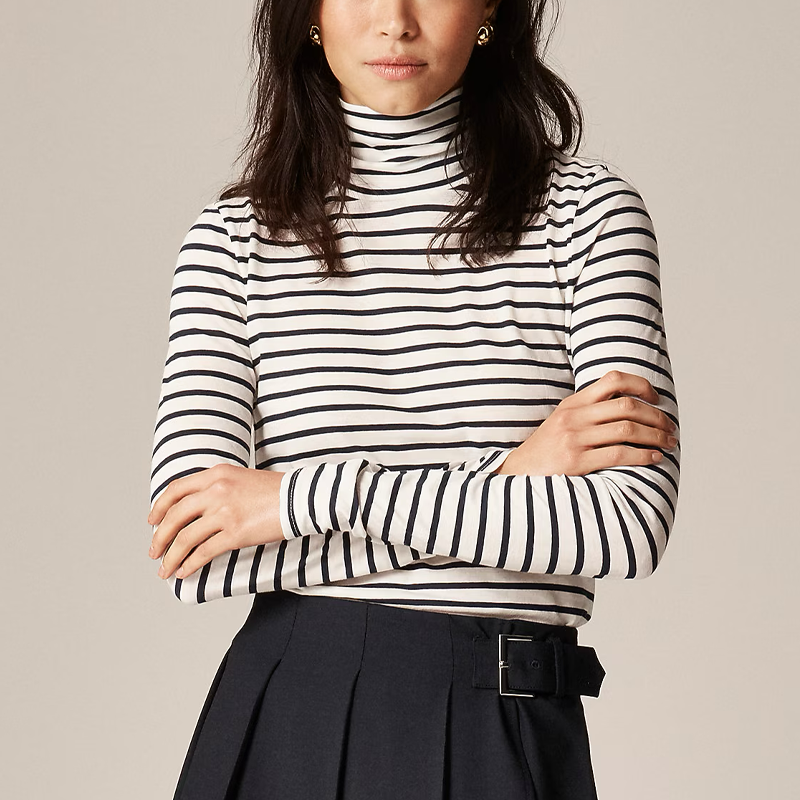 jcrew layering turtleneck